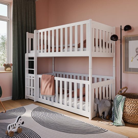 Wooden Bunk Bed Konrad With Cot Bed